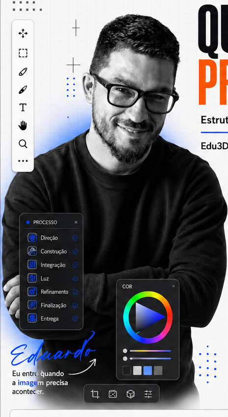 Eduardo Baroni, artista visual da Edu3D